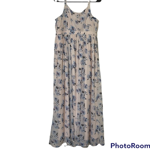 MOTHERHOOD MATERNITY EMPIRE SEAM MATERNITY MAXI DRESS SIZE SMALL. - Picture 4 of 6